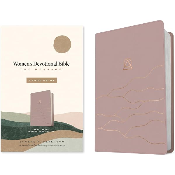 The Message Women's Devotional Bible (Leather-Look, Terracotta